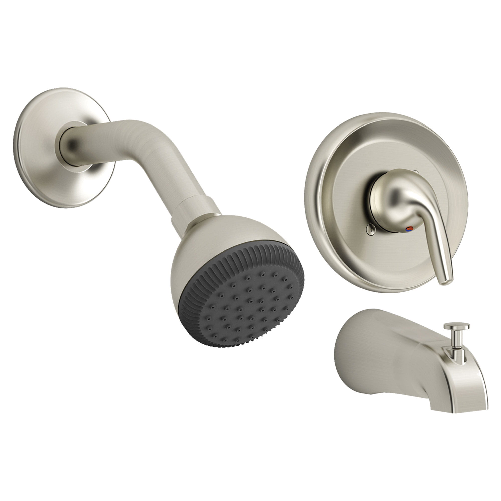 Jocelyn 25 GPM Tub and Shower Trim Kit with Ceramic Disc Valve Cartridge and Lever Handle   BRUSHED NICKEL